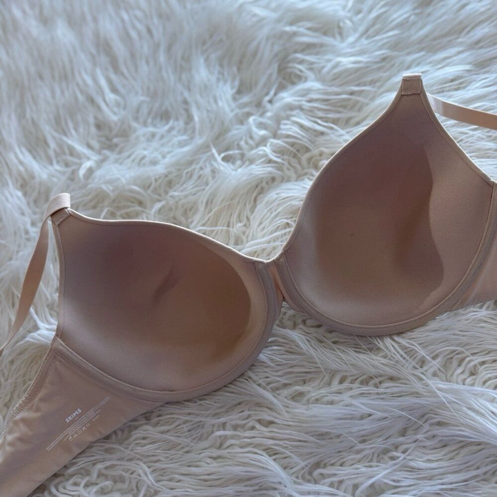 Skims Fits Everybody T-shirt Bra Sand Size 40C - Picture 5 of 6